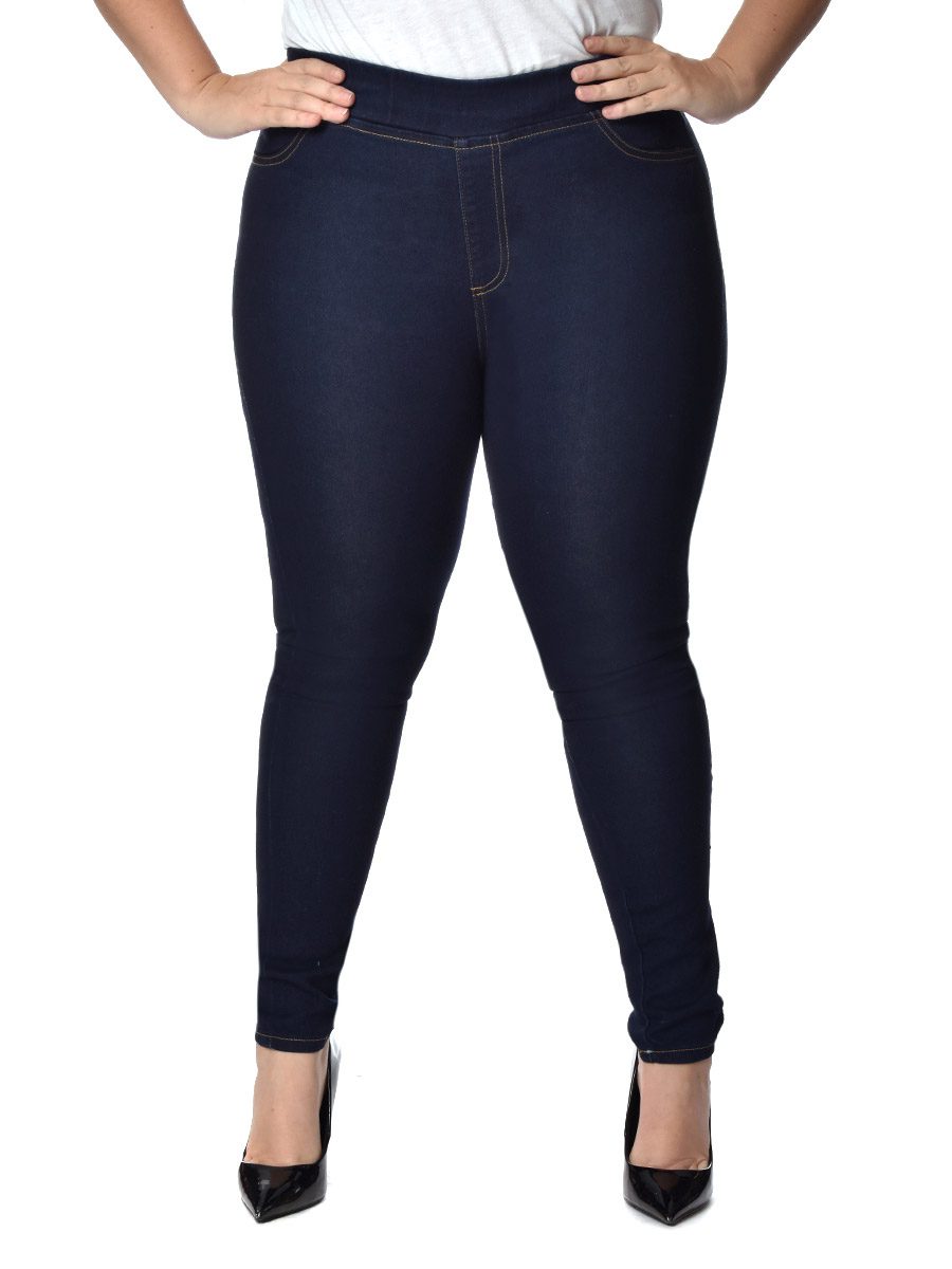 Foto 2 pulgar | Pantalón Britos Jeans Mujer Curvy Skinny Azul 022606