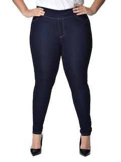 Foto 1 | Pantalón Britos Jeans Mujer Curvy Skinny Azul 022606