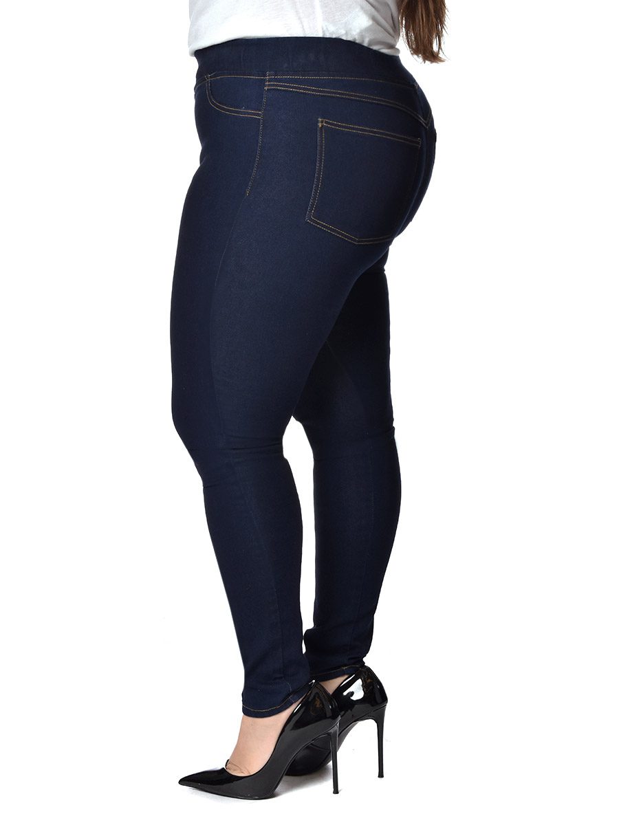 Foto 4 pulgar | Pantalón Britos Jeans Mujer Curvy Skinny Azul 022606