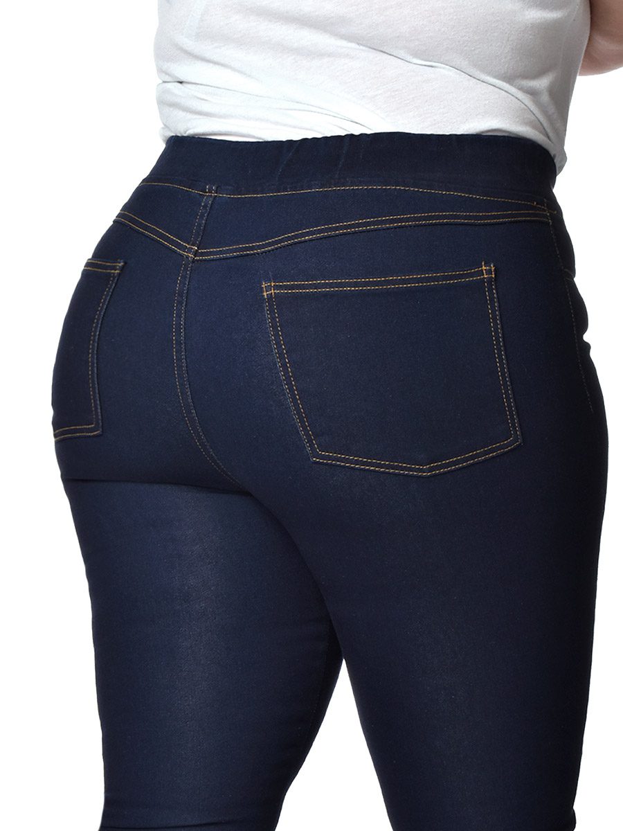 Foto 5 pulgar | Pantalón Britos Jeans Mujer Curvy Skinny Azul 022606