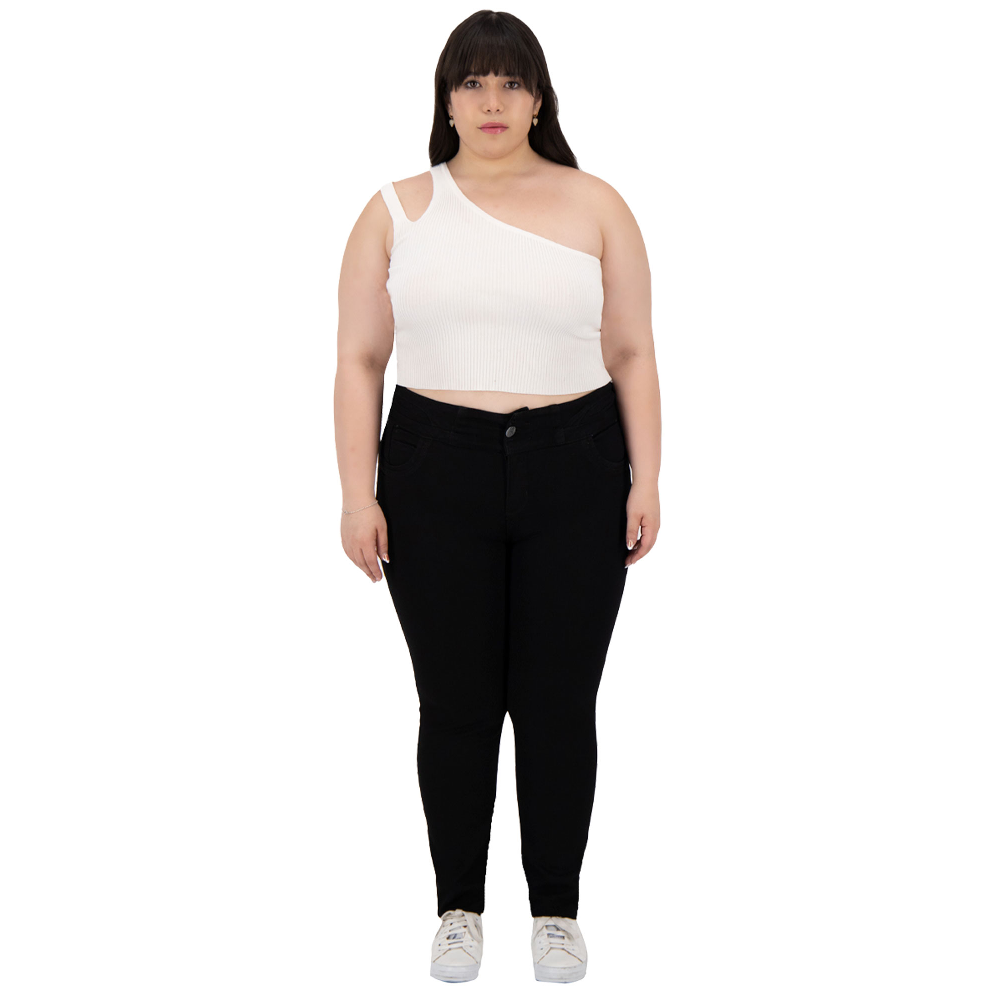 Foto 4 pulgar | Pantalón Skinny Britos Jeans Mujer Curvy Mezclilla 501668