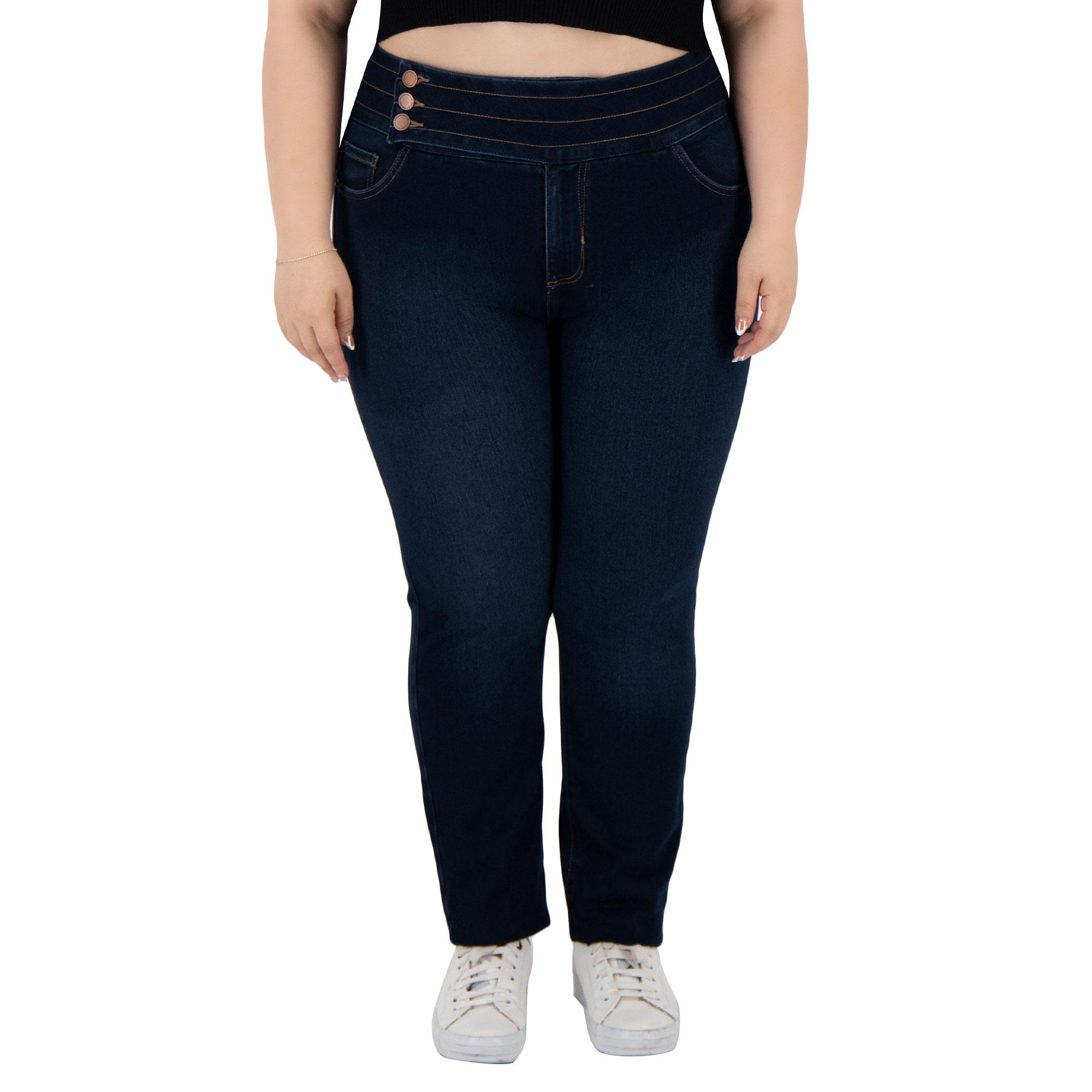 Foto 2 pulgar | Pantalón Britos Jeans Mujer Curvy Skinny Azul 501645