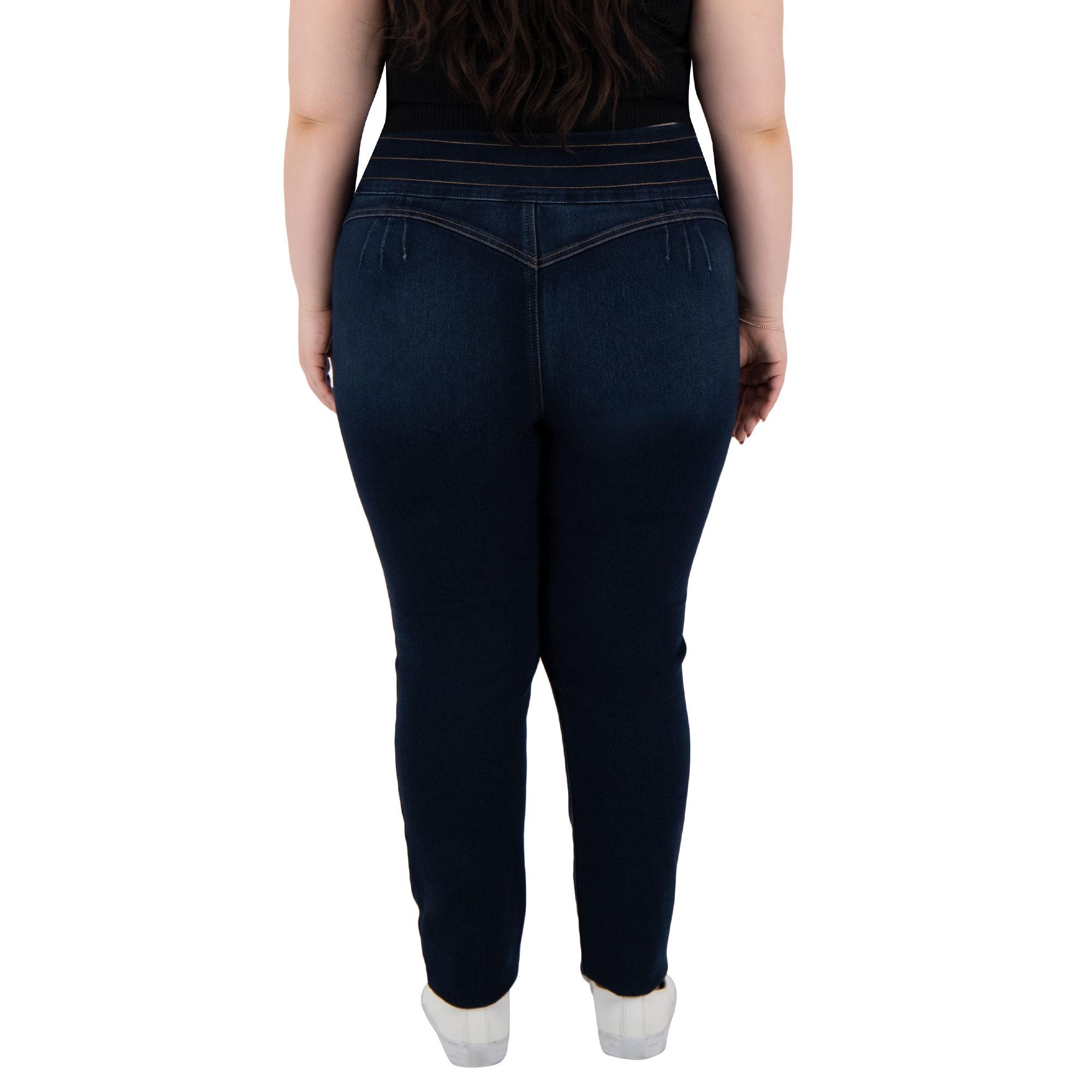 Foto 2 | Pantalón Britos Jeans Mujer Curvy Skinny Azul 501645