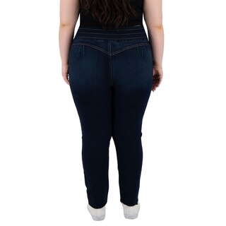 Foto 2 | Pantalón Britos Jeans Mujer Curvy Skinny Azul 501645