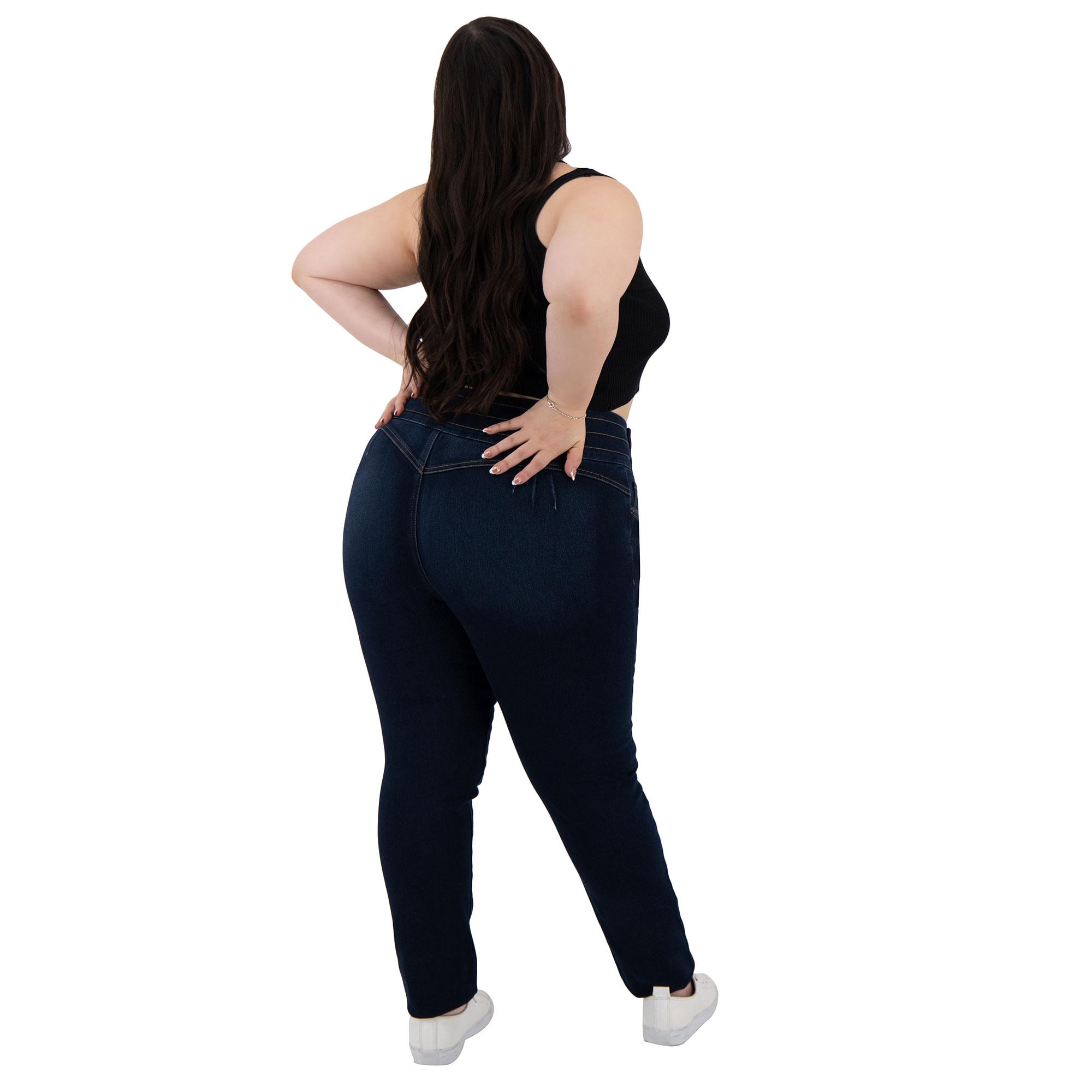 Foto 5 pulgar | Pantalón Britos Jeans Mujer Curvy Skinny Azul 501645