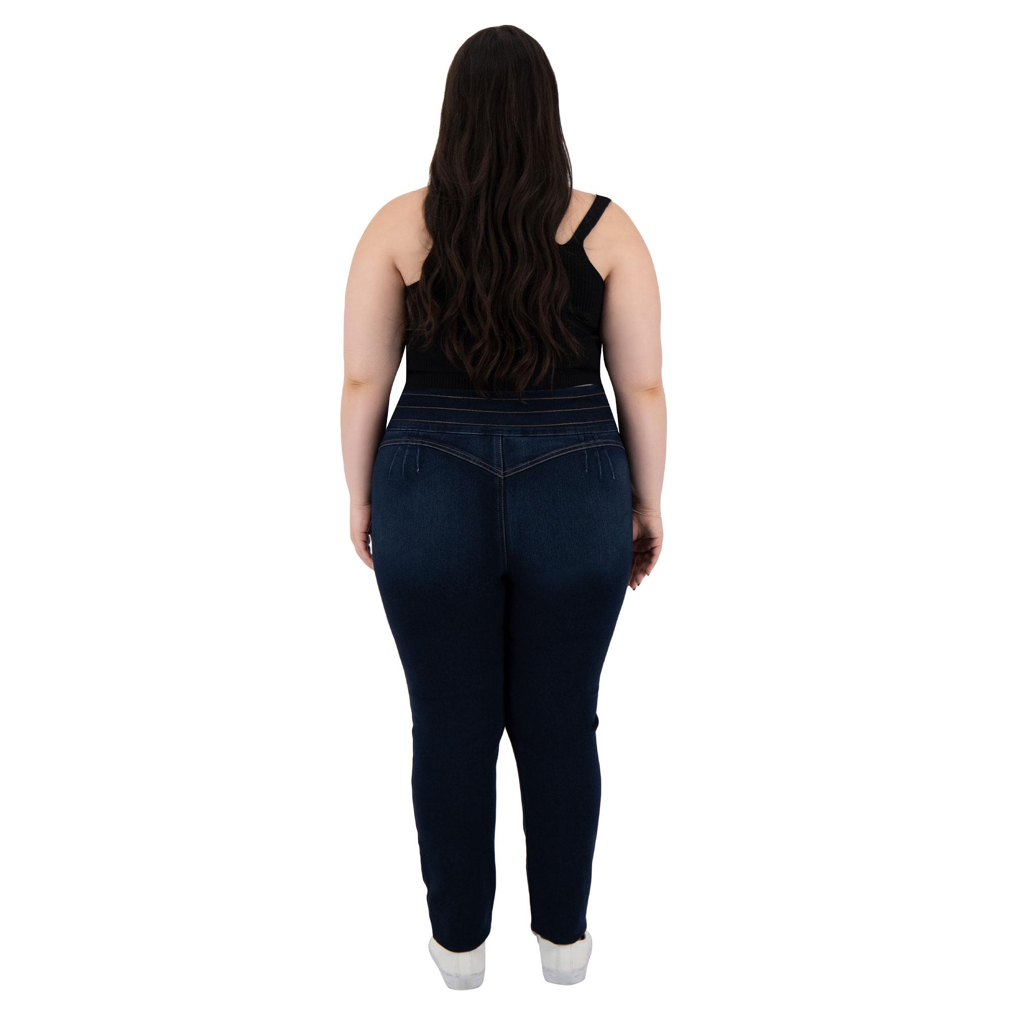 Foto 7 pulgar | Pantalón Britos Jeans Mujer Curvy Skinny Azul 501645