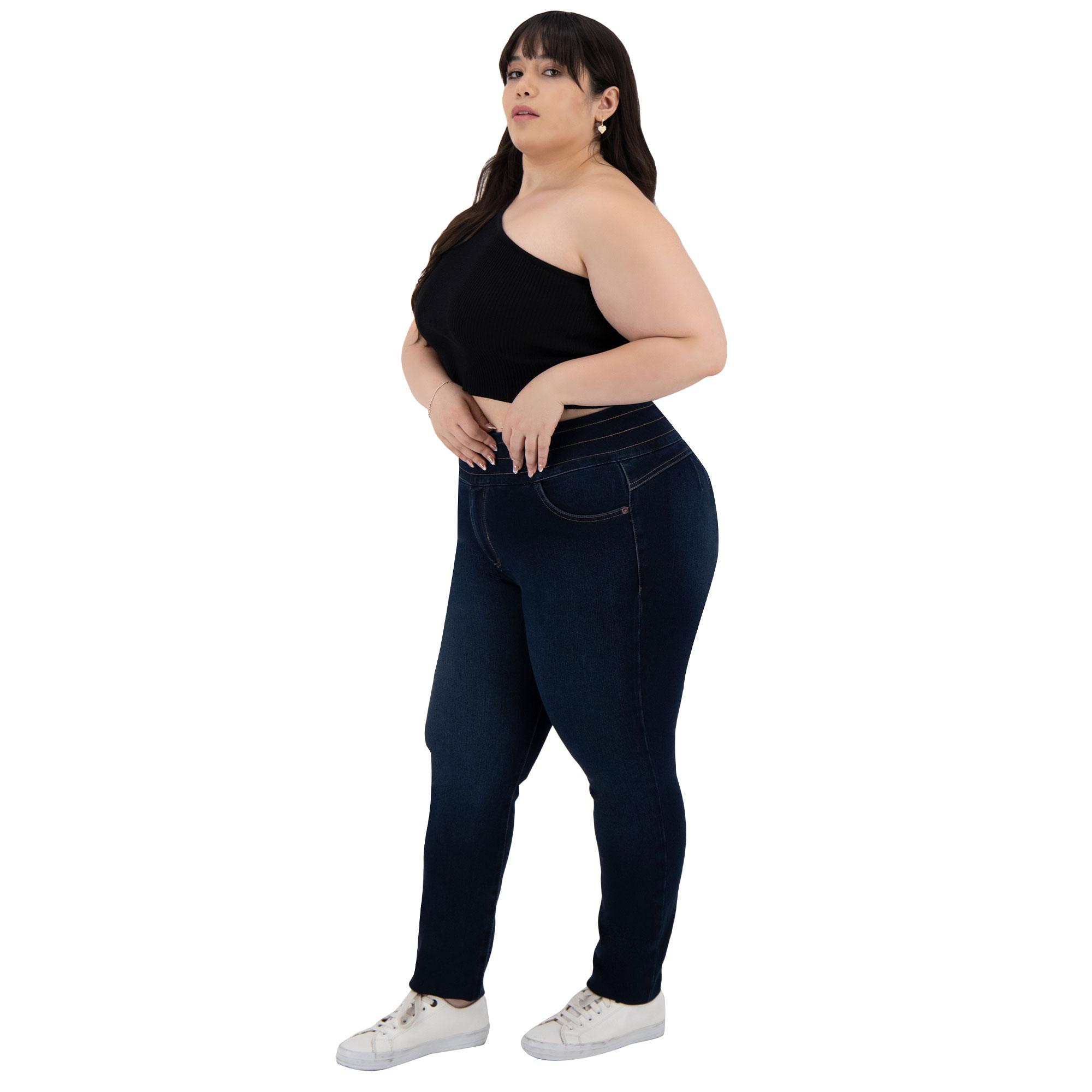 Foto 8 pulgar | Pantalón Britos Jeans Mujer Curvy Skinny Azul 501645