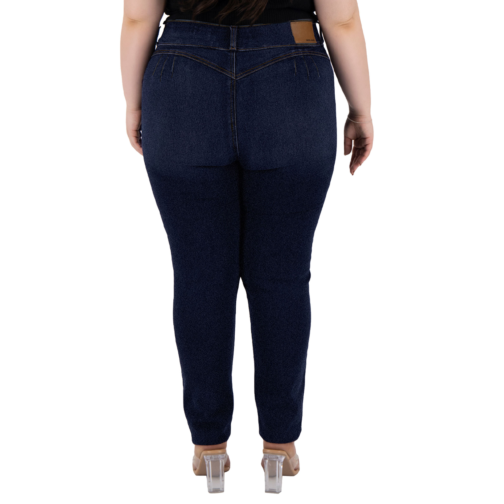 Foto 2 | Pantalón Skinny Britos Jeans Mujer Curvy Mezclilla 501666
