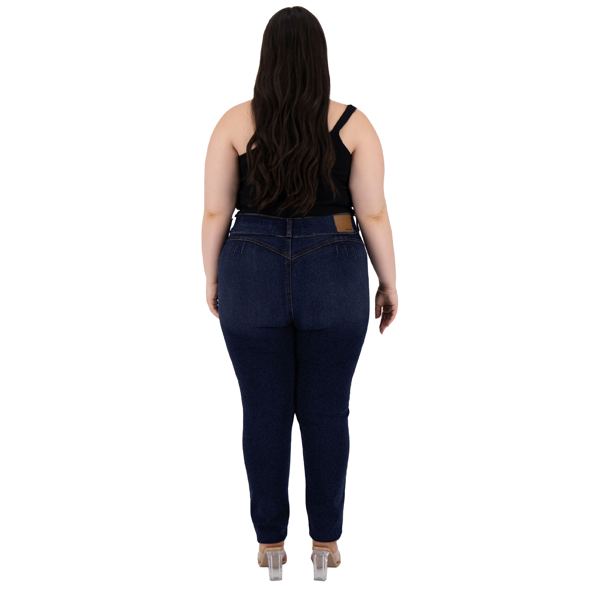 Foto 5 pulgar | Pantalón Skinny Britos Jeans Mujer Curvy Mezclilla 501666