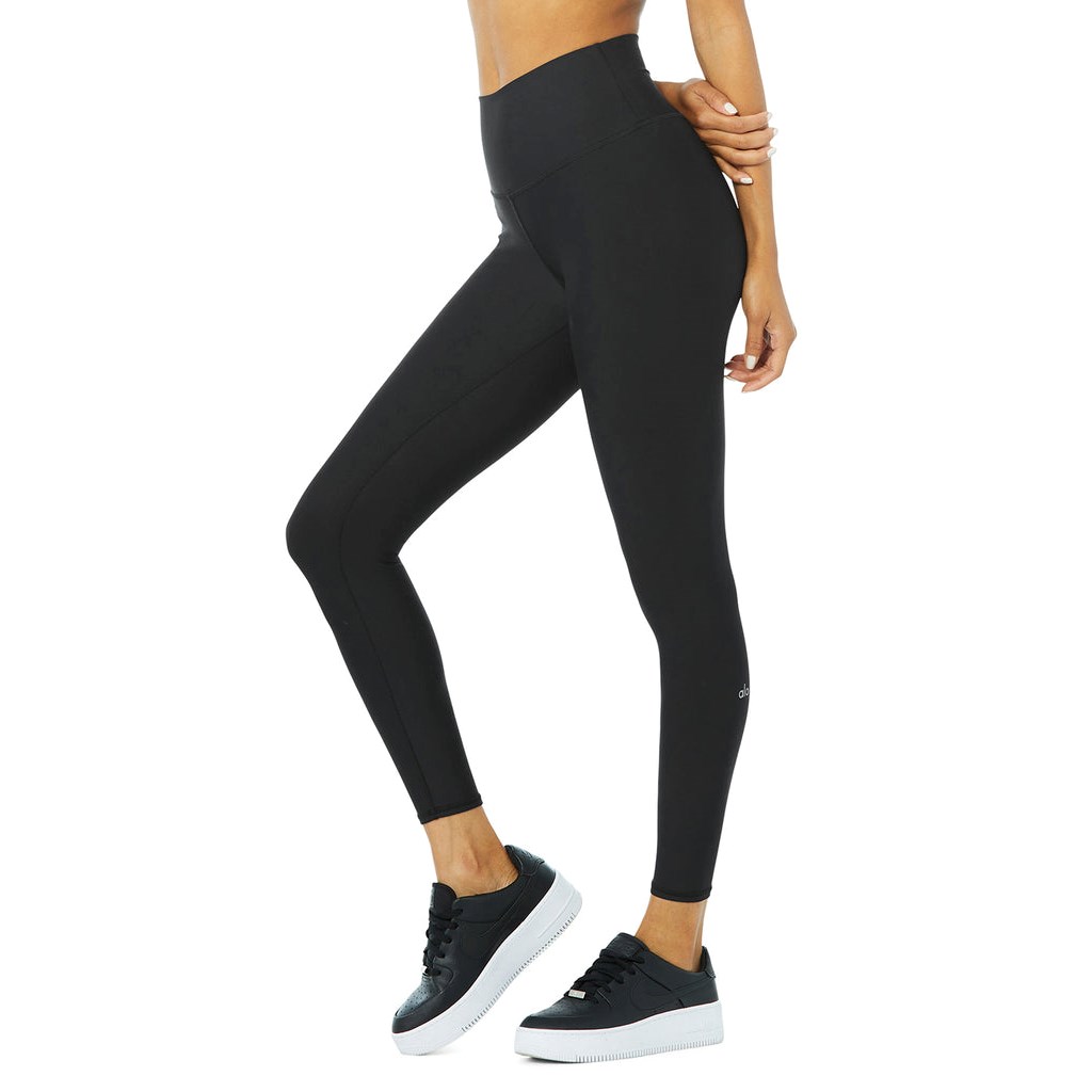 Foto 3 pulgar | Leggings Alo Yoga Airlift Negros de Cintura Alta para Mujer
