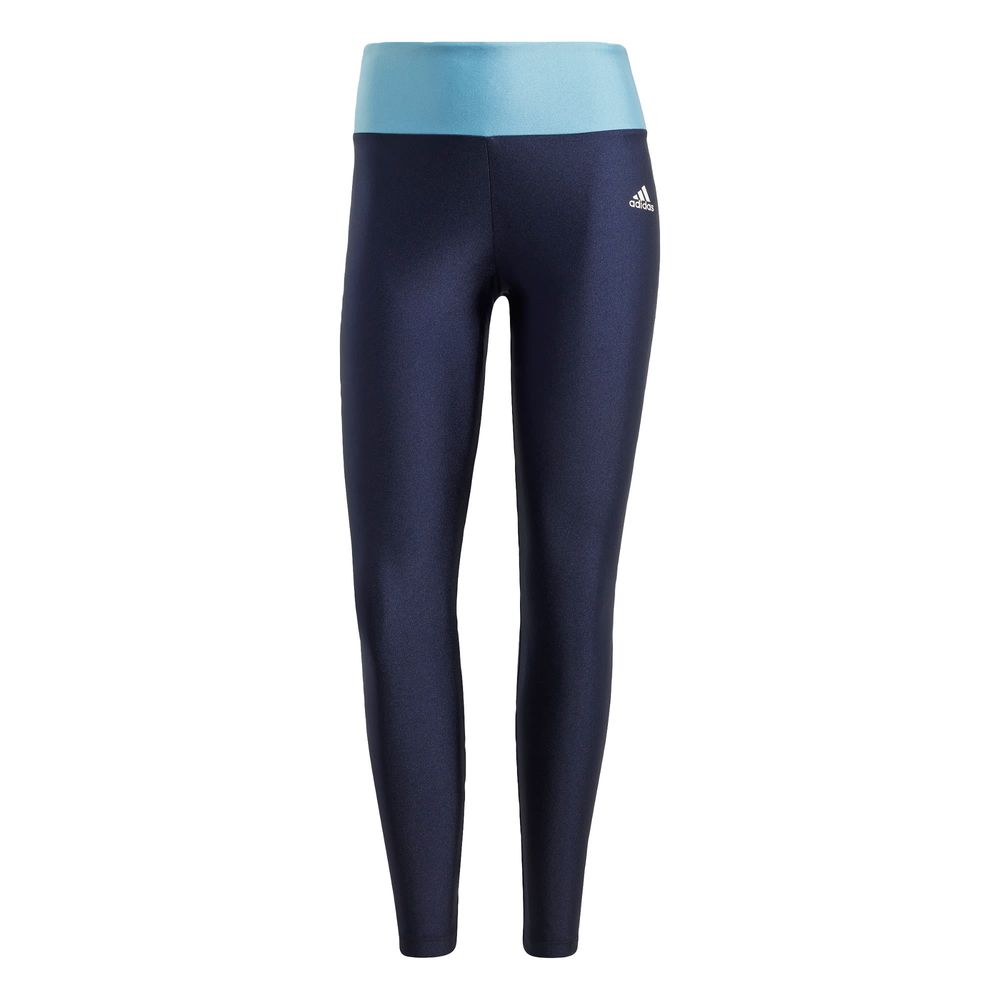 Mallas Corte Alto Designed To Move Colorblock Adidas Azules para Mujer
