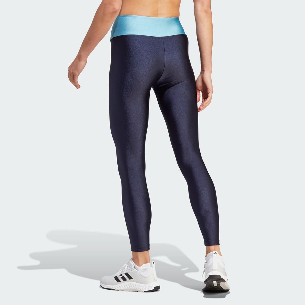 Foto 5 pulgar | Mallas Corte Alto Designed To Move Colorblock Adidas Azules para Mujer