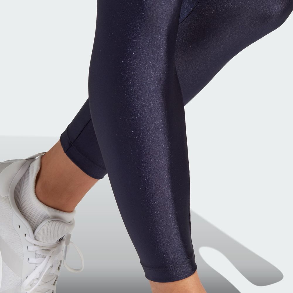 Foto 8 | Mallas Corte Alto Designed To Move Colorblock Adidas Azules para Mujer