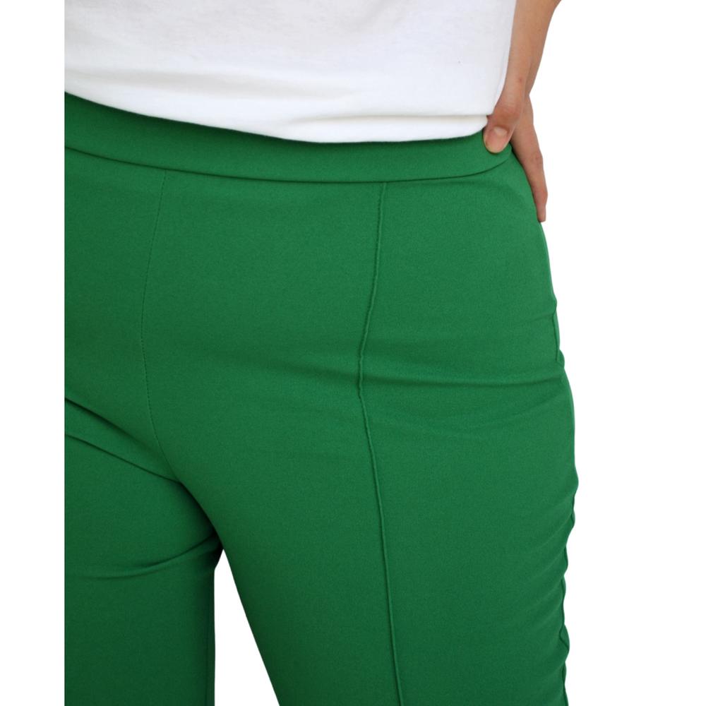 Foto 5 pulgar | Pantalón Pierna Ancha ROMAN FASHION 2203 color Verde Tallas Extras