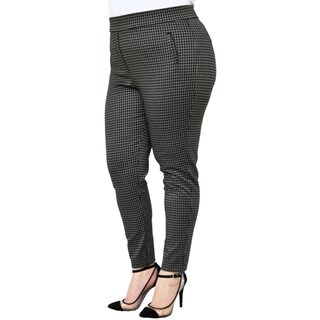 Foto 2 | Pantalón de Vestir Stretch ROMAN FASHION 1851 color Negro Tallas Extras