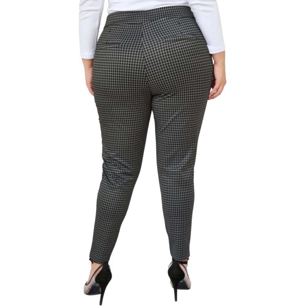Foto 4 pulgar | Pantalón de Vestir Stretch ROMAN FASHION 1851 color Negro Tallas Extras