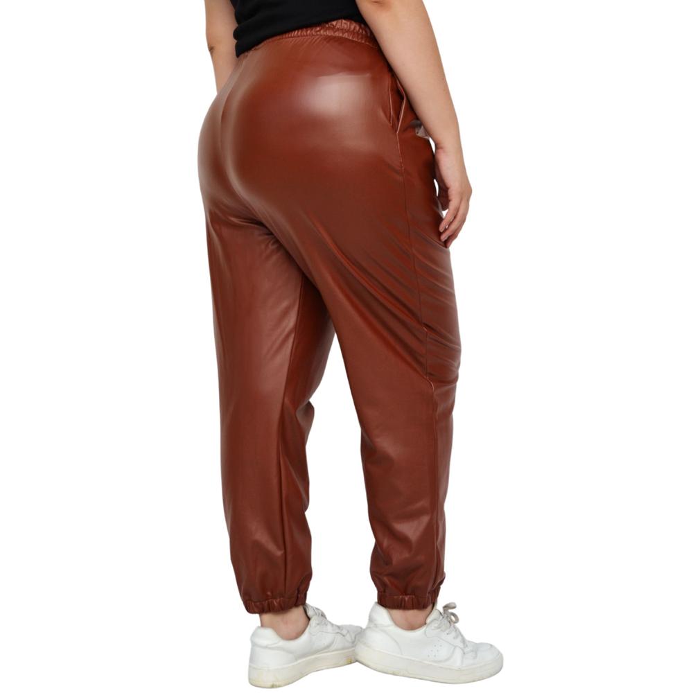 Foto 4 pulgar | Jogger Roman Fashion Tallas Extras 9840 color Marrón