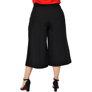 Foto 4 | Capri de Pierna Ancha Roman Fashion 7172 color Negro