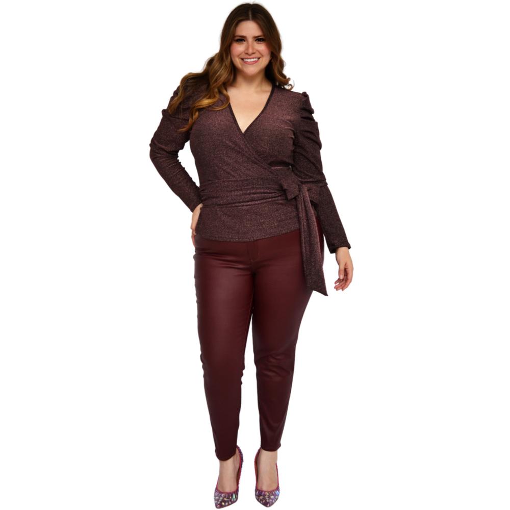 Foto 1 | Jeggings Balam color Tinto para Mujer