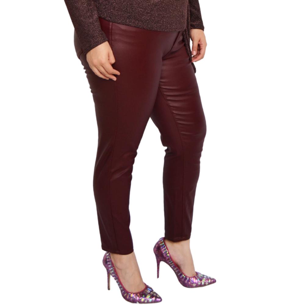 Foto 3 | Jeggings Balam color Tinto para Mujer
