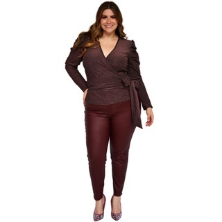Foto 6 | Jeggings Balam color Tinto para Mujer