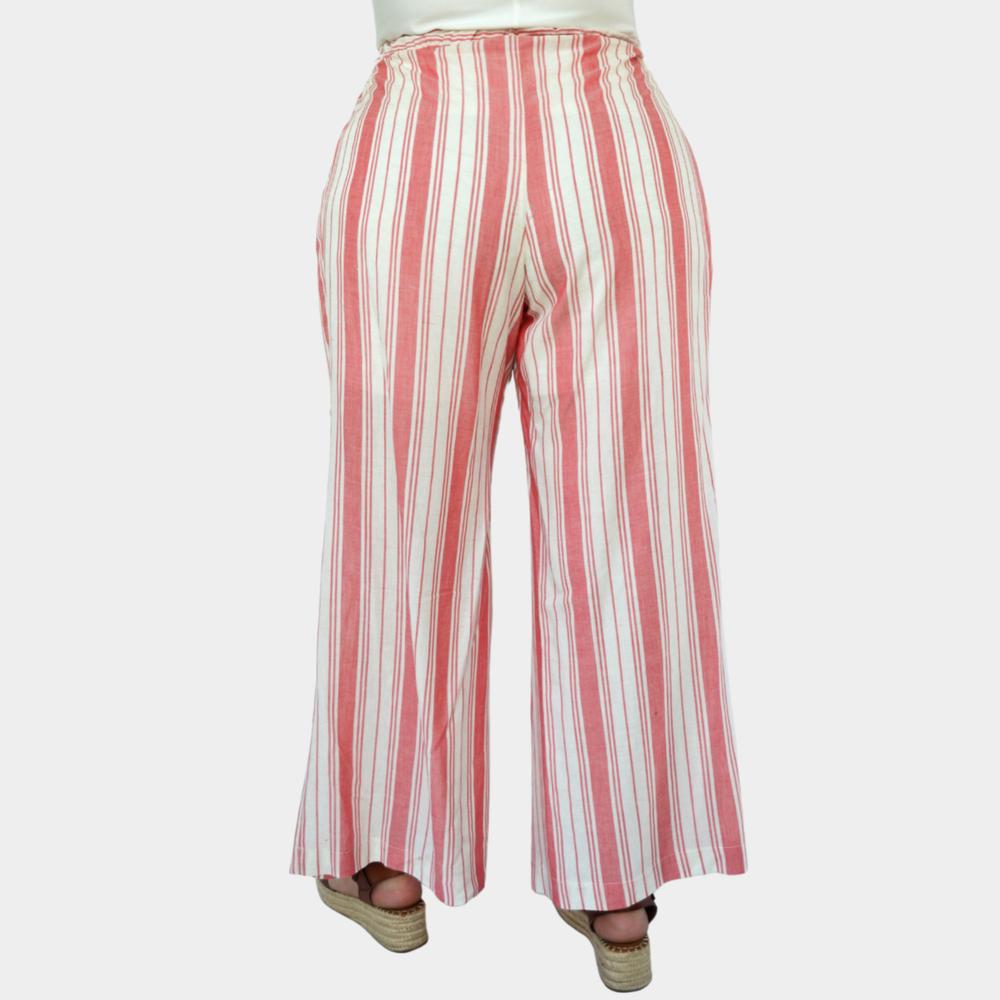 Foto 4 pulgar | Pantalón Pierna Amplia ROMAN FASHION 7164 color Rosa en Talla Extra