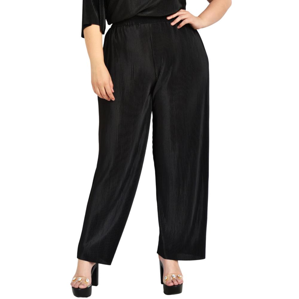Foto 4 pulgar | Conjunto Plisado Roman Fashion color Negro para Mujer