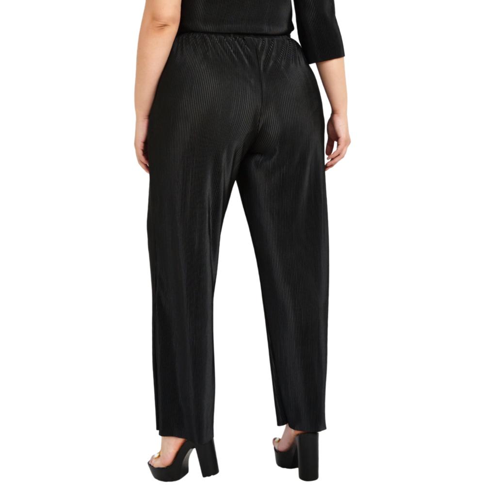 Foto 6 pulgar | Conjunto Plisado Roman Fashion color Negro para Mujer