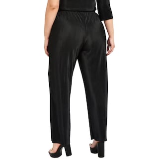 Foto 5 | Conjunto Plisado Roman Fashion color Negro para Mujer