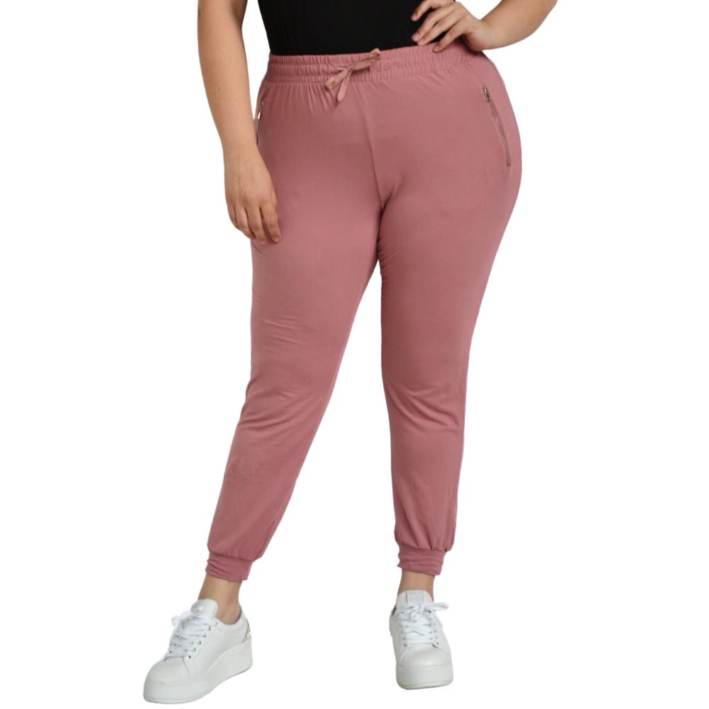 Foto 3 pulgar | Pantalón Jogger Roman Fashion/tallas Extras, 6000 (mauve) Rosa