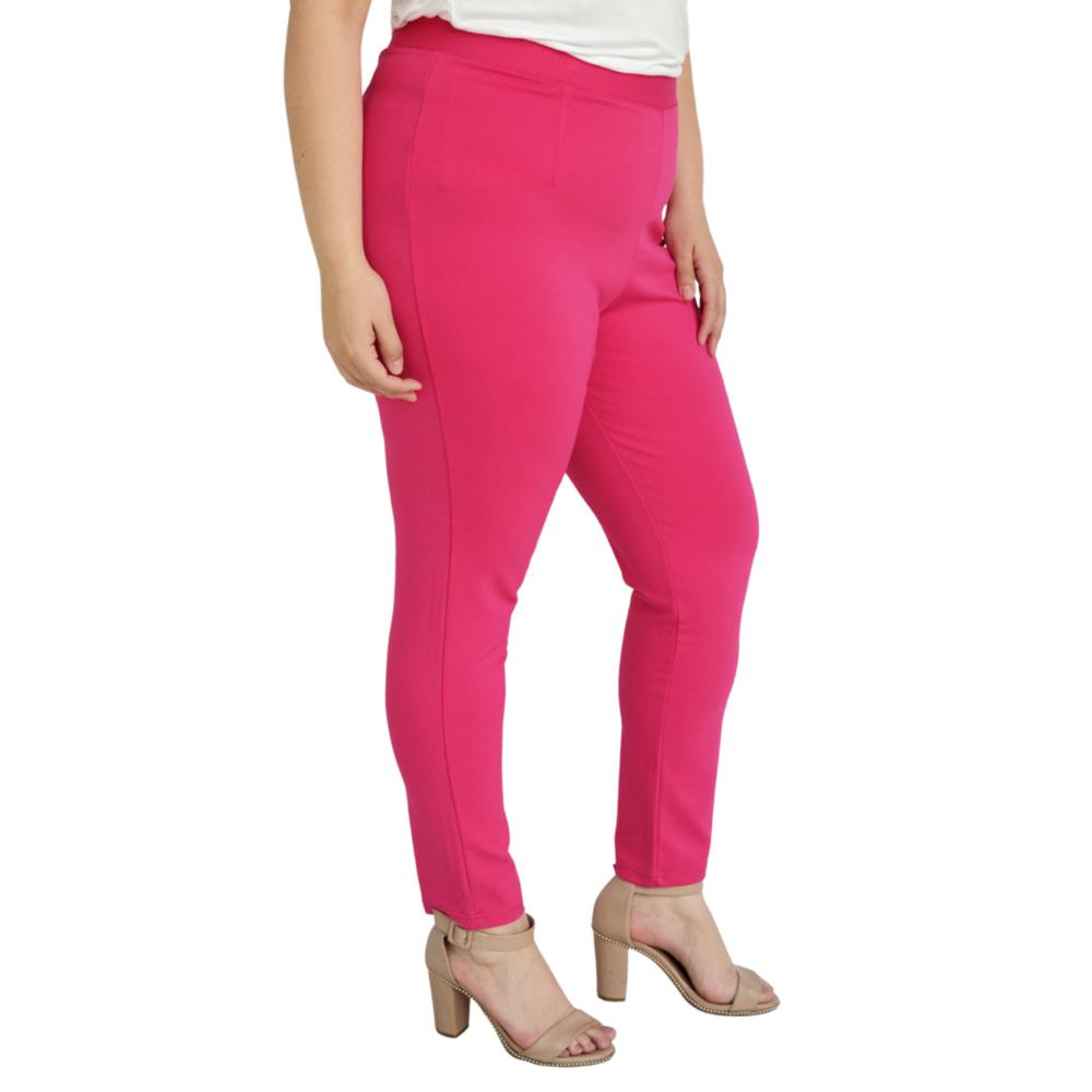Foto 3 pulgar | Pantalón tipo Legging Roman Fashion color Rosa para Mujer