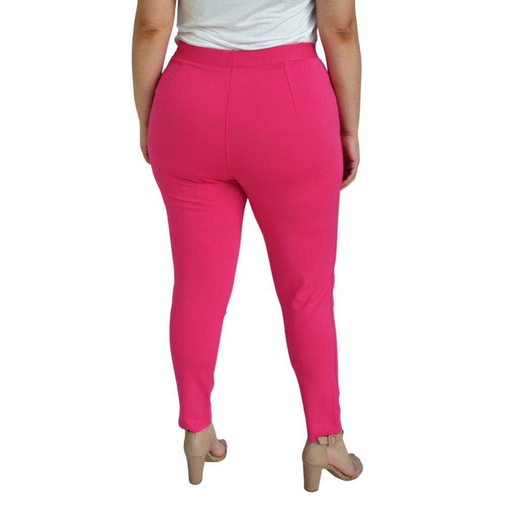 Foto 4 pulgar | Pantalón tipo Legging Roman Fashion color Rosa para Mujer