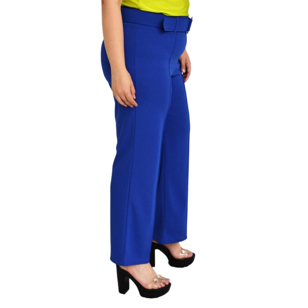 Foto 3 pulgar | Pantalón de Vestir con Cinto Forrado Roman Fashion P-JC-2301-REY color Azul