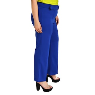Foto 2 | Pantalón de Vestir con Cinto Forrado Roman Fashion P-JC-2301-REY color Azul