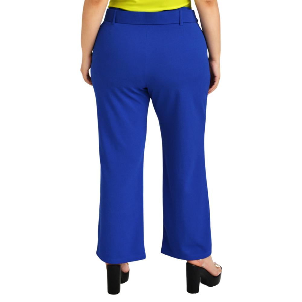 Foto 4 pulgar | Pantalón de Vestir con Cinto Forrado Roman Fashion P-JC-2301-REY color Azul