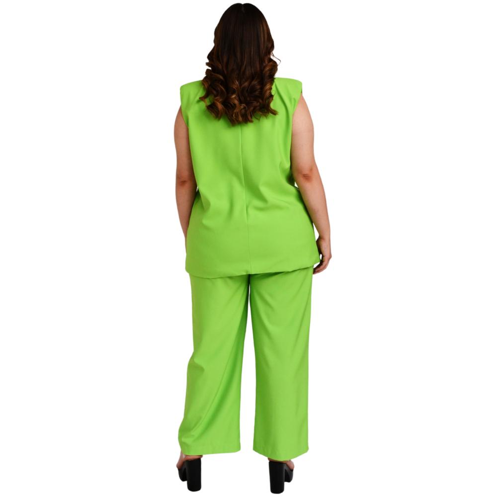 Foto 4 pulgar | Conjunto de Vestir Roman Fashion Tallas Extras 1030 color Verde