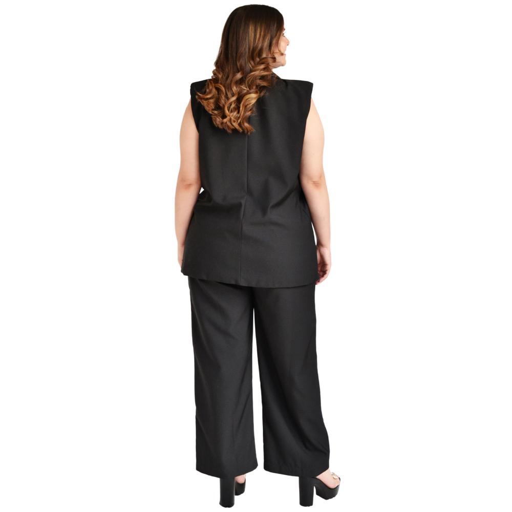 Foto 4 pulgar | Conjunto de Vestir Roman Fashion Tallas Extras 1030 color Negro