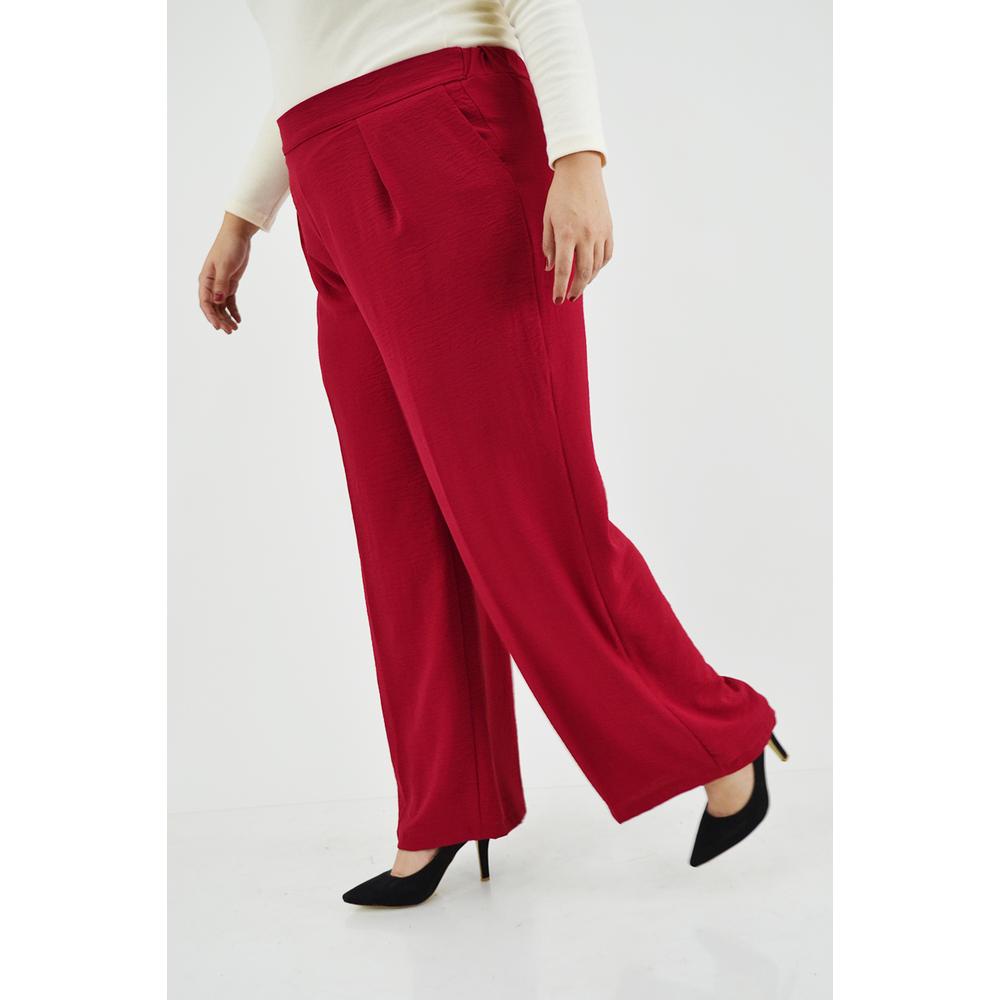 Foto 3 pulgar | Pantalón Roman Fashion color Rojo para Mujer
