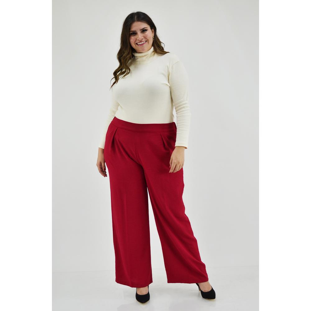 Foto 6 pulgar | Pantalón Roman Fashion color Rojo para Mujer