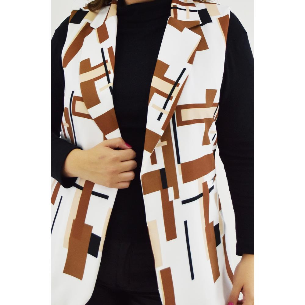 Foto 4 | Chaleco Roman Fashion Café para Mujer