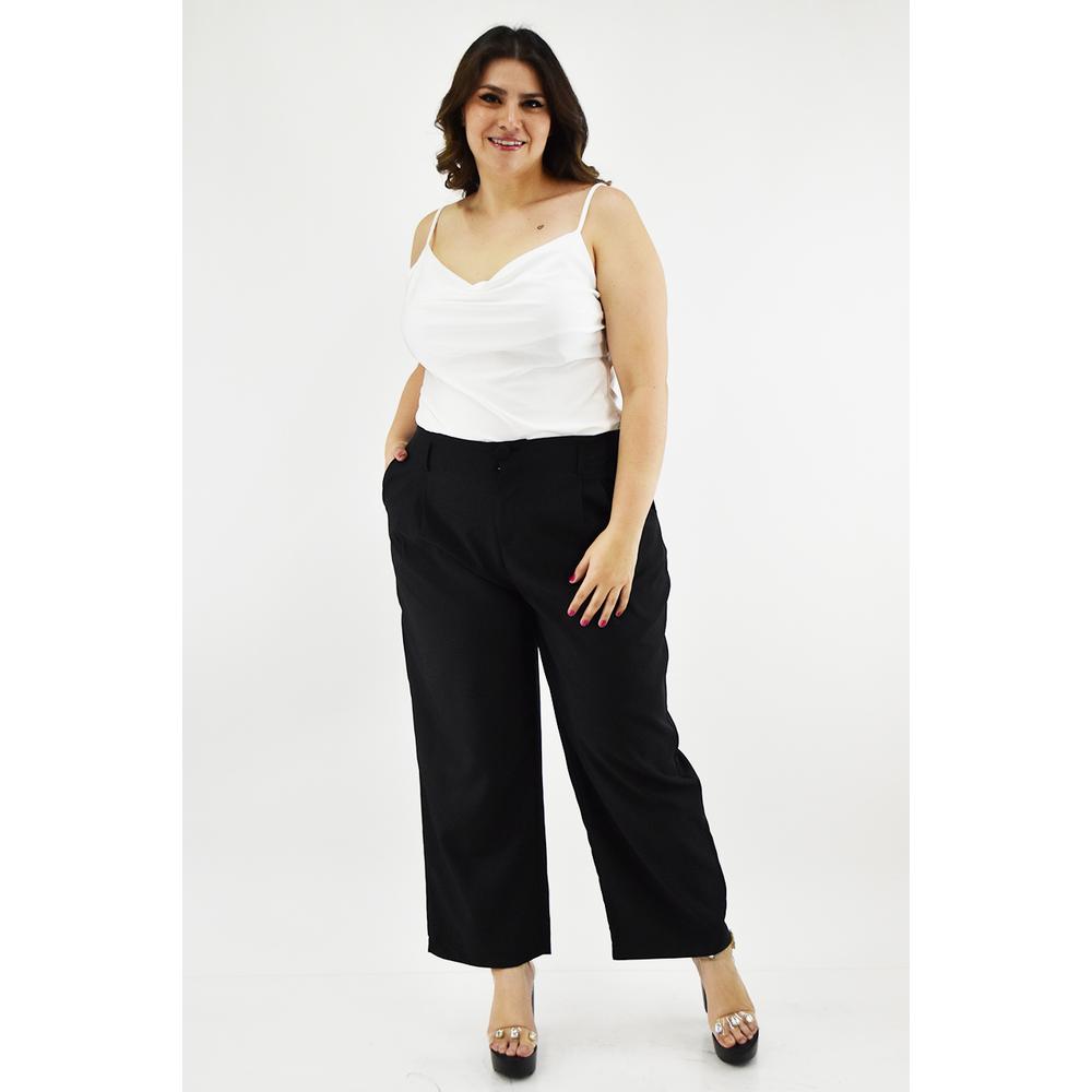 Foto 6 pulgar | Pantalon De Vestir Roman Fashion /tallas Extras, 1380 (negro) Negro