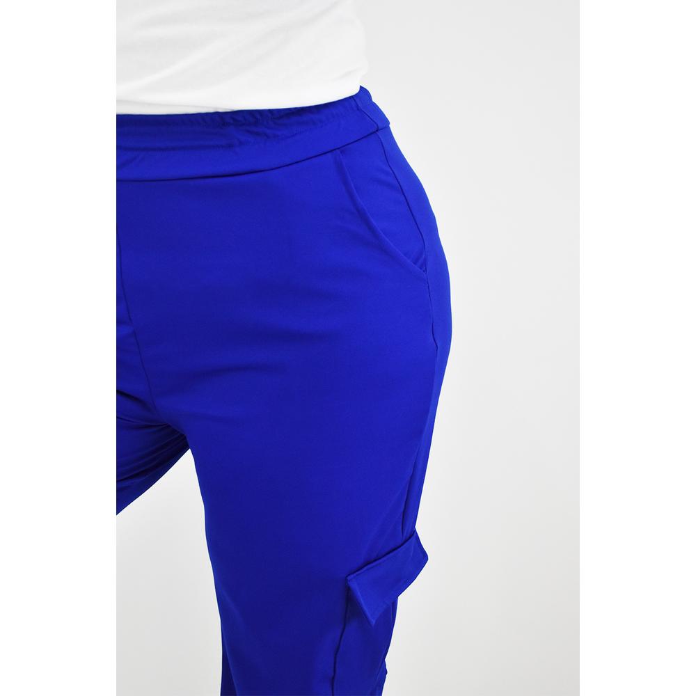 Foto 5 pulgar | Pantalón Tipo Jogger Roman Fashion Tallas Extras color Azul