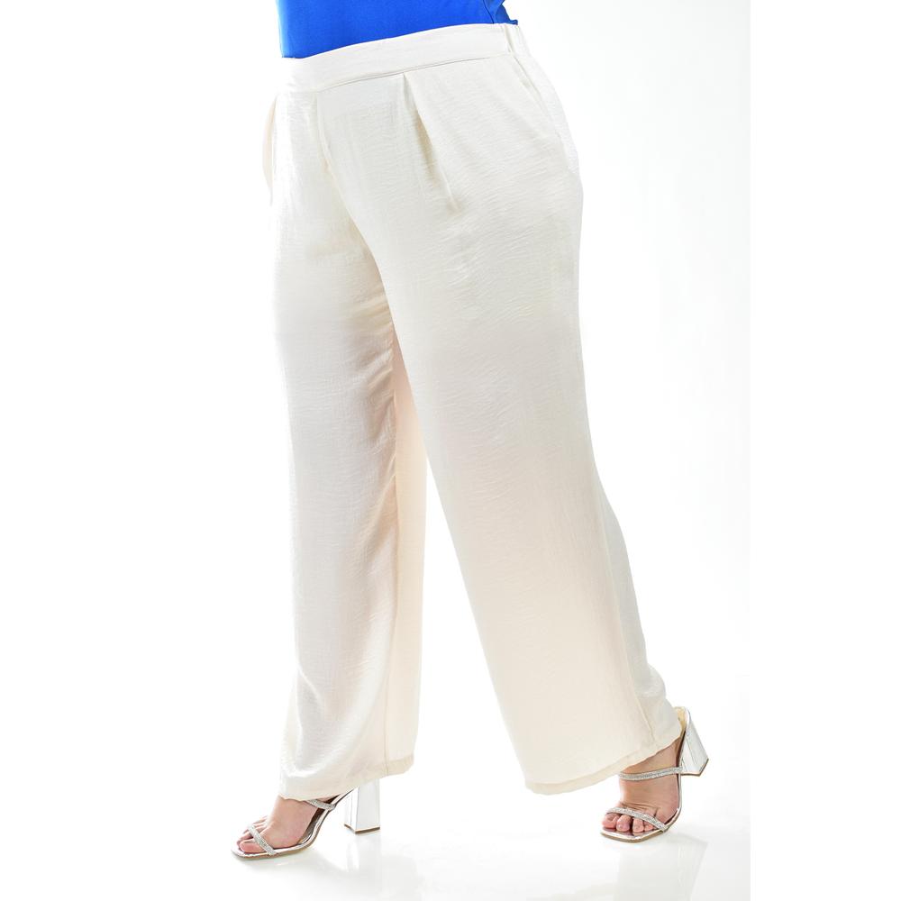 Foto 3 pulgar | Pantalón Pierna Ancha Roman Fashion 2334 color Blanco