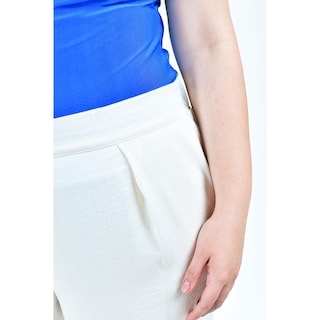 Foto 4 | Pantalón Pierna Ancha Roman Fashion 2334 color Blanco