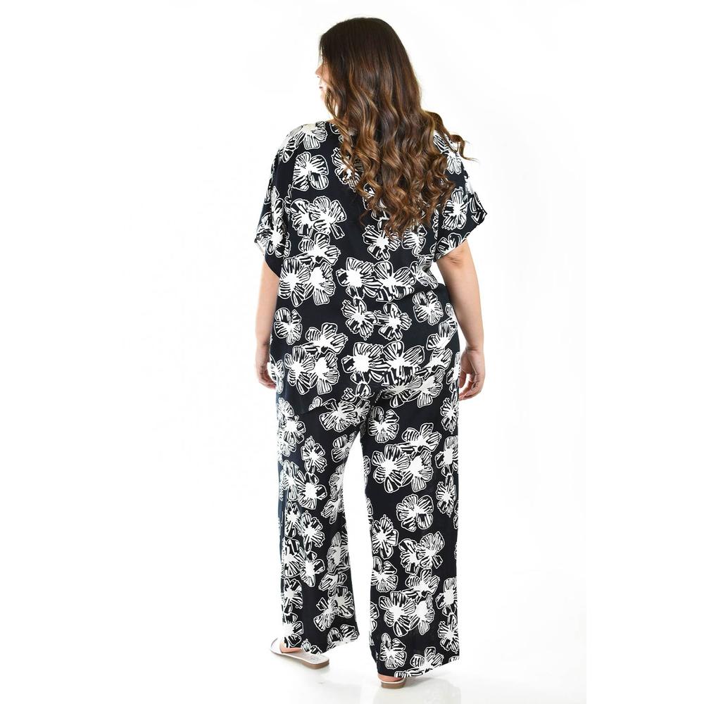 Foto 4 pulgar | Conjunto de 2 Piezas Roman Fashion Tallas Extras Negro para Mujer