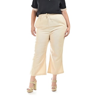 Foto 1 | Pantalon De Lino Roman Fashion /tallas Extras, 022 (beige) Beige