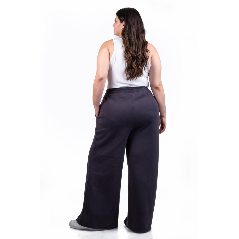 Foto 4 pulgar | Pants De Pierna Ancha Roman Fashion /tallas Extras, 38838 (gris) Gris