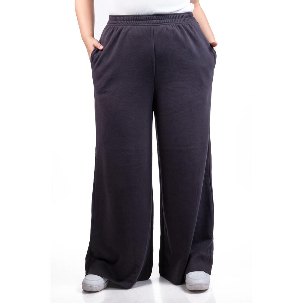 Foto 5 pulgar | Pants De Pierna Ancha Roman Fashion /tallas Extras, 38838 (gris) Gris