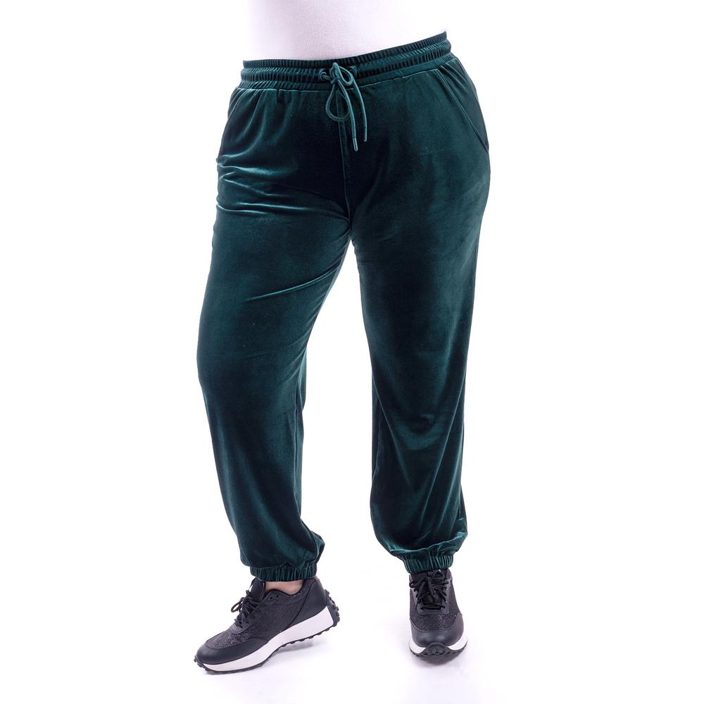 Foto 5 pulgar | Pantalon Jogger De Terciopelo Roman Fashion /tallas Extras, 7127 (verde) Verde Oscuro