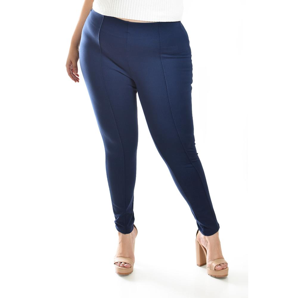 Foto 3 pulgar | Pantalon Con Strech Roman Fashion / Tallas Extras, 030 (azul Marino) Azul Marino
